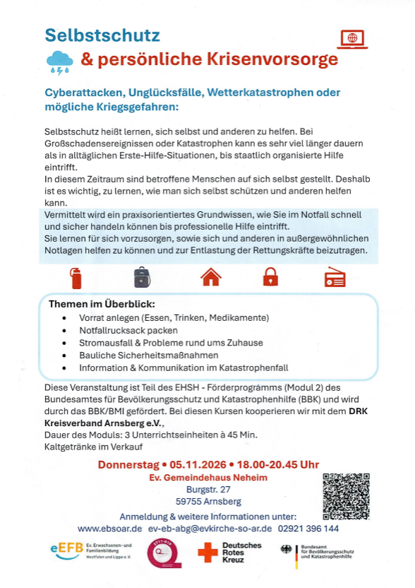 Krisenvorsorge